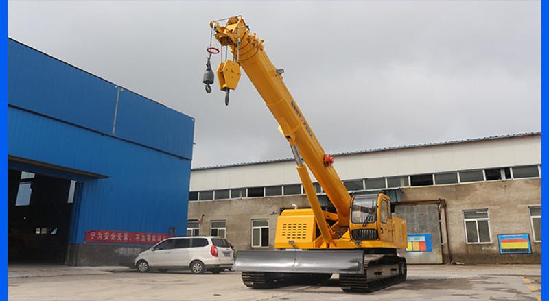 12吨履带吊实景图片