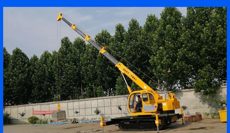 16吨履带吊实景图片